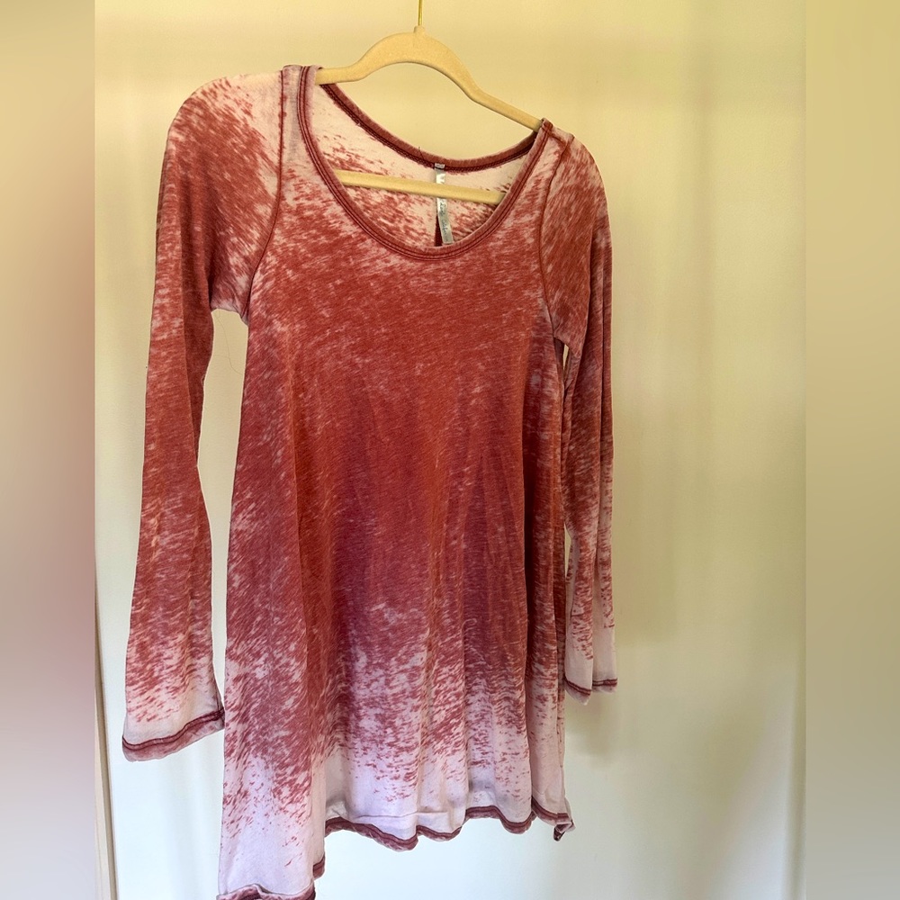 Pink ombré tunic